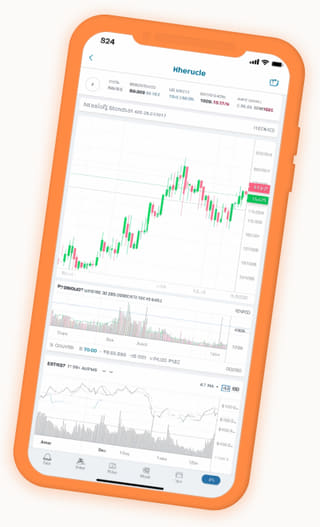 Live portfolio dashboard of the Meritaldive crypto trading app